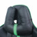 Кресло компьютерное BRABIX «GT Carbon GM-120», две подушки, экокожа, черное/зеленое, 531929