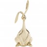 Статуэтка Bunny, коллекция &quot;Банни&quot; 26*52*15, Алюминий, Золотой