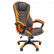 Офисное кресло Chairman   game 22 Россия экопремиум серый/оранжевый