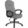 Кресло Riva Chair 9211 серое для руководителя, пластик, экокожа