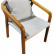 Кресло деревянное с подушками Tagliamento Pablito