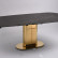 Стол обеденный раскладной Атриум-2 MC3035-140B, 140(30+30)х100х77 см, черная керамика