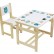 Комплект растущей детской мебели Polini kids Eco 400 SM Смайл, 68х55 см, белый-натуральный