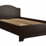 Кровать Монблан МБ-601, 1200х2000 с ламелями + 5 опор мдф мат Венге/орех шоколадный
