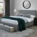 Кровать HALMAR VALERY 160 (серый)
