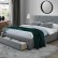 Кровать HALMAR VALERY 160 (серый)