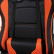 Кресло компьютерное BRABIX «GT Racer GM-100», две подушки, экокожа, черное/оранжевое, 531925