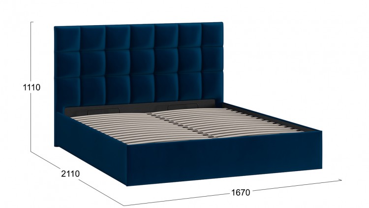 Кровать с ПМ «Эмбер» (с подъемным механизмом)