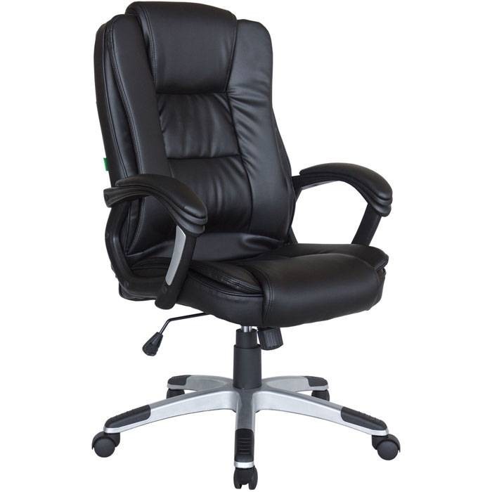 Кресло для руководителя Riva Chair 9211 черное, пластик, экокожа