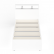 Камелия Кровать 0900, цвет белый, ШхГхВ 93,5х217х78,2 см., сп.м. 900х2000 мм., без матраса, основание есть