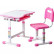Комплект парта + стул трансформеры FunDesk Sole pink