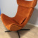 Кресло Imola с подушкой, оранжевый бархат