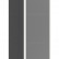 Шкаф колонка со стеклянной дверью в алюминиевой раме (R) и топом XMC 42.7(R) Легно темный XTEN