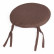 Кресло CLOUDE рогожка/металл, 97х98х90-96см, коричневый, 3М7-147