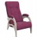 Кресло для отдыха, мод. 41 (Cyklam/Дуб шамапань) с лозой