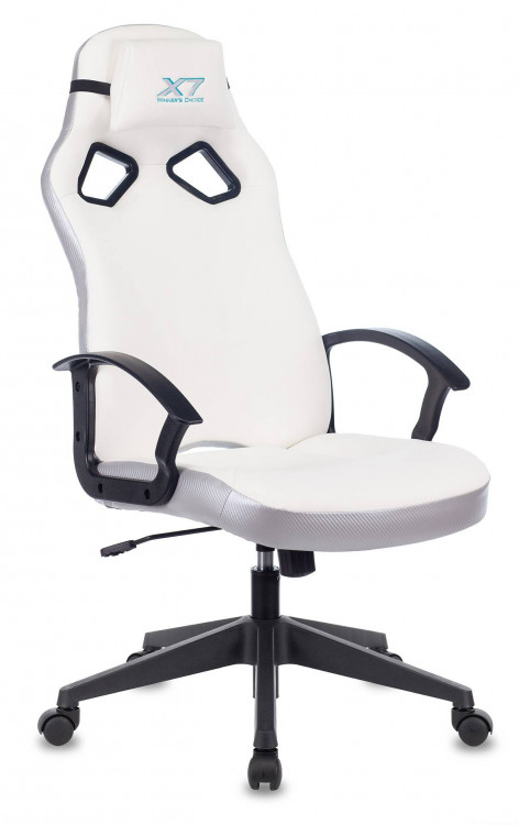Кресло игровое A4Tech X7 GG-1000W, обивка: эко.кожа, цвет: белый