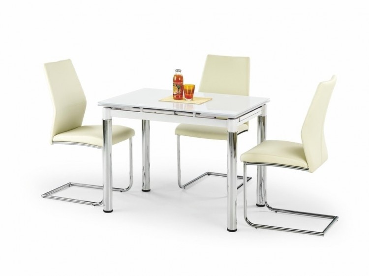 Раскладной стол обеденный HALMAR LOGAN 2 (белый)