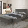 Кровать SIGNAL AZURRO 140 VELVET (серый)