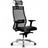 Кресло для руководителя Samurai SL-3.05 MPES черный, сетчатая спинка
