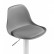 Барный стул Мебель Китая Soft gray / chrome