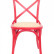 Интерьерные стулья Cross back red