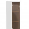 Шкаф колонка со стеклянной дверью СУ-2.4 Белый 406*365*1200 IMAGO