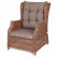 Кресло раскладное "Форио" плетеное, цвет коричневый