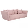 Модульный диван Scandi отделка ткань кат.B (Evita 991373-11 Soft Pink), CM, черные ножки MDI.SF.TEL.333
