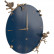Часы настенные Терра Колор Королевский синий Амбер