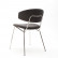 Дизайнерский стул FIT графит, основание хром