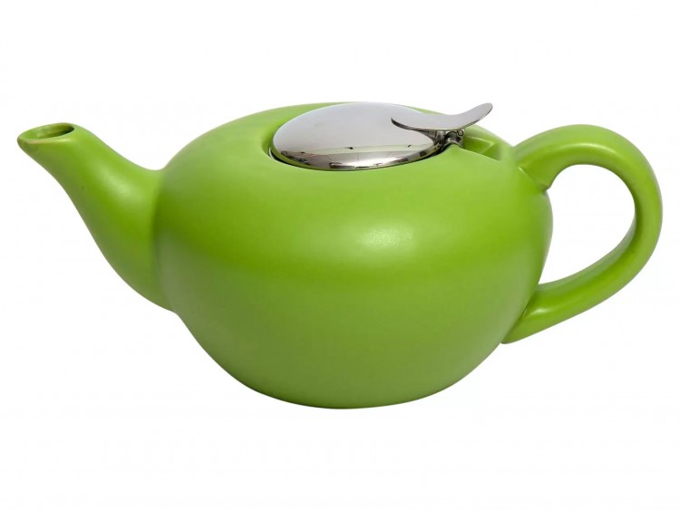 Заварочный чайник ПМ: Паллада ФЕЛИЧИТА, чайник 1000мл с фильтром, МАТОВЫЙ, зеленый, цветная упаковка