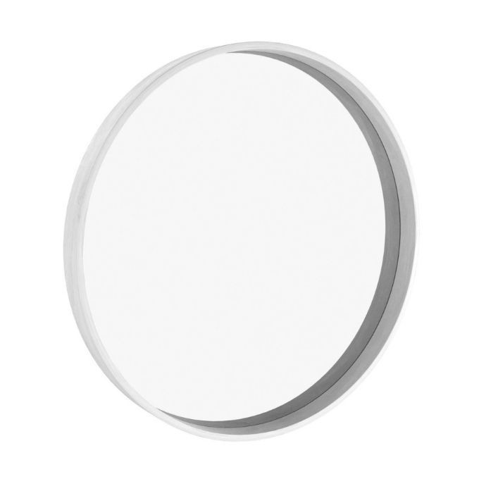 Зеркало круглое Icons РВ502 700 белый дуб
