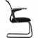 Кресло для посетителя Метта SU-M-4/подл.160/осн.008 коричневый, сетка/ткань