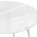 Стеклянный стол Абилин 90х76 ультра белое стекло / белый матовый