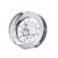 C81071 Часы настольные круглые, 12*5.3*12 см. цвет серебряный