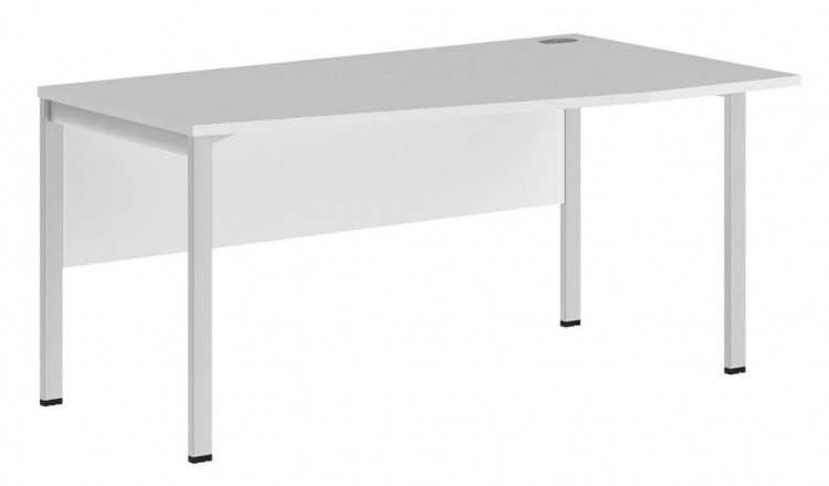 Стол письменный XMCT 169(R) Белый/Алюминий 1600х900х750 XTEN-M