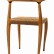 Дизайнерский стул ручной работы с плетеным сиденьем