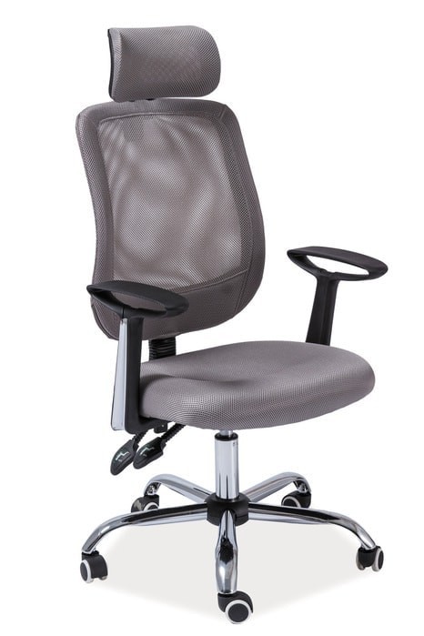 Кресло компьютерное SIGNAL Q118 (мембранная ткань - серый)