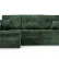 Угловой диван-кровать Лас-Вегас (02) левый зеленый