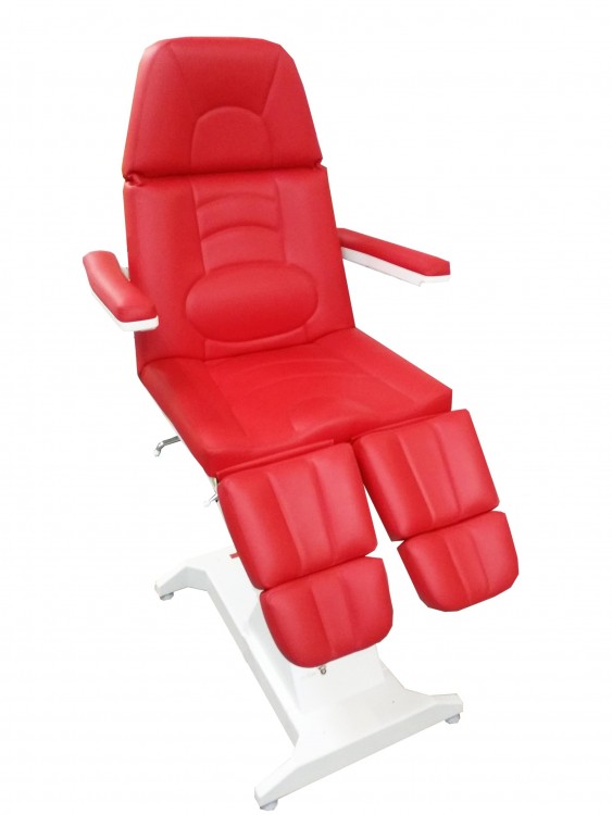 Педикюрное кресло "ФутПрофи-2", 2 электропривода, с газлифтами на подножках