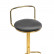 Барный стул Мебель Китая Lusia dark gray  / gold