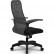 Кресло для руководителя Метта SU-СU160-8 PL темно-серый, сетка/ткань, крестовина пластик, топган
