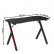 Игровой стол Мебель--24 GT-2310, цвет чёрный, ШхГхВ 120х60х73 см., столешница МДФ 15 мм.(регулировка высоты стола от 72,5 см. до 73,5 см.)