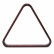Треугольник 68 мм "Pyramid" (махагон)