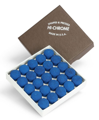 Коробка наклеек для кия "Hi Chrome" 13 мм (50 шт)