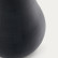 Ваза Silaia терракотовая с черной отделкой 30 см