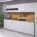 Кухонный гарнитур СБК Смарт кухонный гарнитур прямой со стеклом 240 см