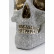 Копилка Skull Crystal, коллекция "Череп с кристаллами" 14*17*23, Полирезин, Серебряный