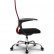 Кресло для руководителя Метта SU-СU160-8P PL красный, сетка/ткань, крестовина пластик, пиастра