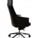 Кресло офисное / Бордо / темно коричневая кожа / алюминий крестовина